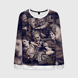 Свитшот мужской Sons Of Anarchy, цвет: 3D-белый