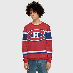 Свитшот мужской Montreal Canadiens, цвет: 3D-красный — фото 2