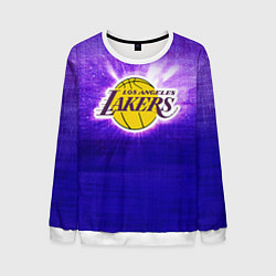 Свитшот мужской Los Angeles Lakers, цвет: 3D-белый
