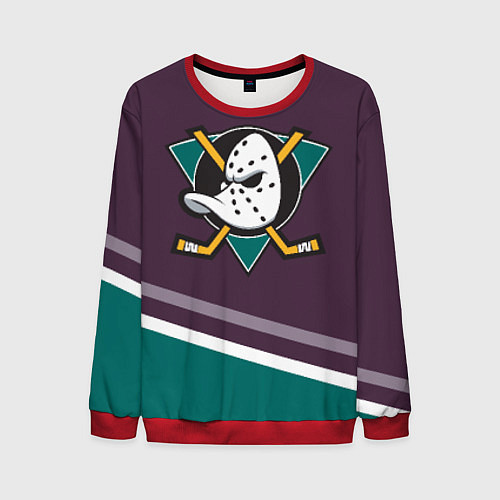Мужской свитшот Anaheim Ducks Selanne / 3D-Красный – фото 1