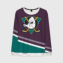 Свитшот мужской Anaheim Ducks Selanne, цвет: 3D-белый