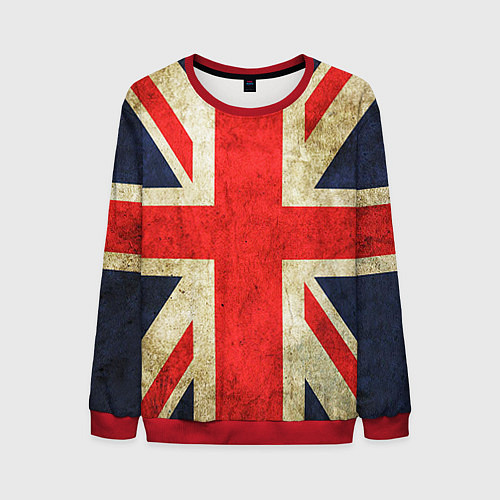 Мужской свитшот Великобритания / 3D-Красный – фото 1