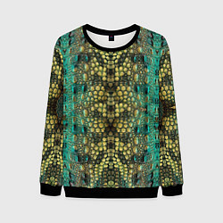 Свитшот мужской Крокодил, цвет: 3D-черный