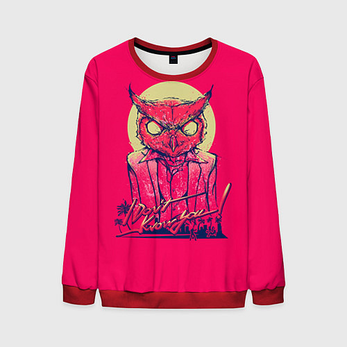 Мужской свитшот I don't know you / 3D-Красный – фото 1