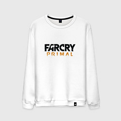 Свитшот хлопковый мужской Far Cry: Primal Logo, цвет: белый