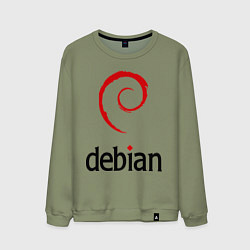 Мужской свитшот Debian