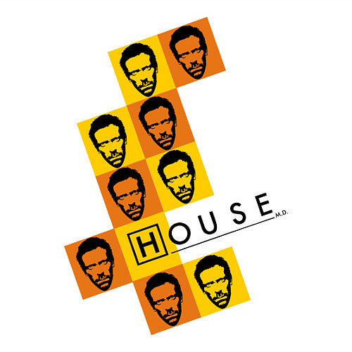 Мужской свитшот House Faces / Белый – фото 3