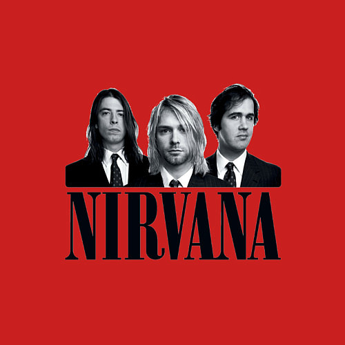 Мужской свитшот Nirvana Group / Красный – фото 3