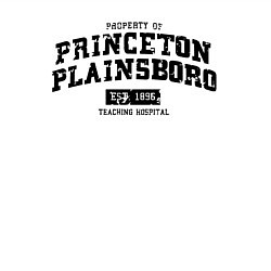 Свитшот хлопковый мужской Princeton Plainsboro, цвет: белый — фото 2
