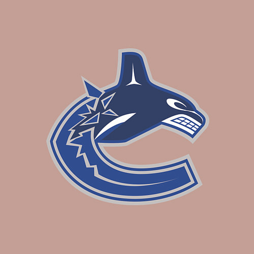 Мужской свитшот Vancouver Canucks / Пыльно-розовый – фото 3