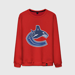 Свитшот хлопковый мужской Vancouver Canucks, цвет: красный