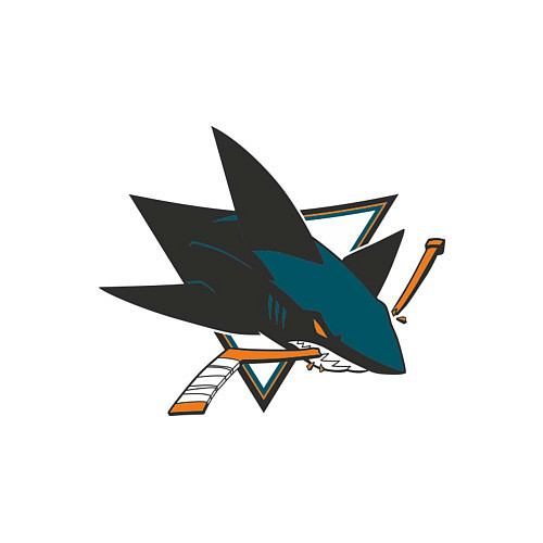 Мужской свитшот San Jose Sharks / Белый – фото 3