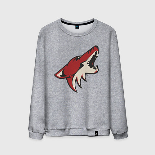 Мужской свитшот Phoenix Coyotes / Меланж – фото 1