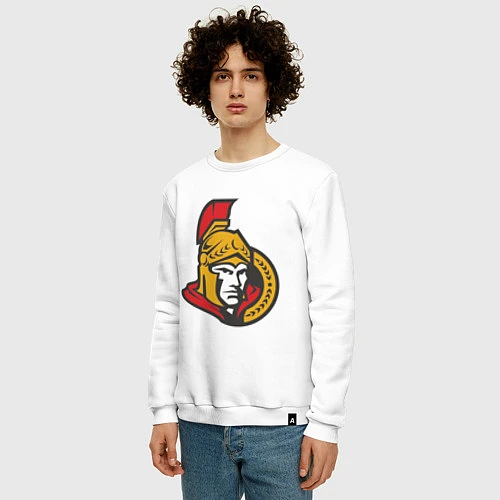 Мужской свитшот Ottawa Senators / Белый – фото 3