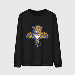 Свитшот хлопковый мужской Florida Panthers, цвет: черный