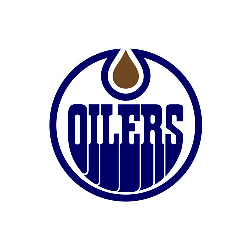 Мужской свитшот Edmonton Oilers / Белый – фото 3