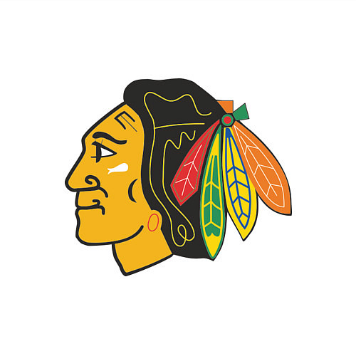 Мужской свитшот Chicago Blackhawks / Белый – фото 3