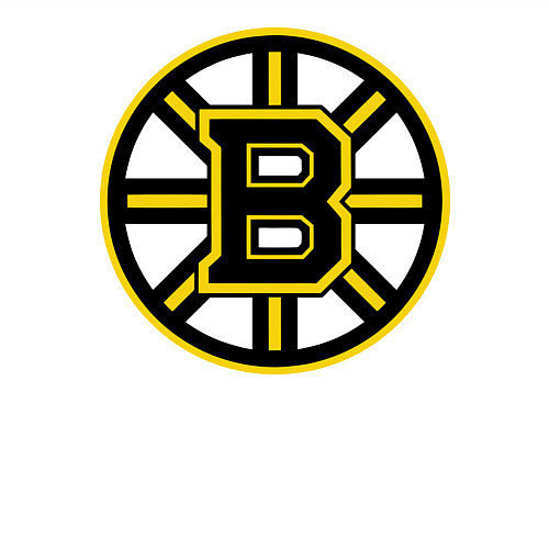 Мужской свитшот Boston Bruins / Белый – фото 3