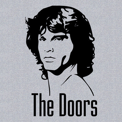 Мужской свитшот The Doors / Меланж – фото 3