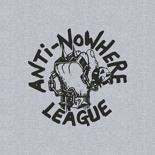 Мужской свитшот Anti Nowhere League / Меланж – фото 3