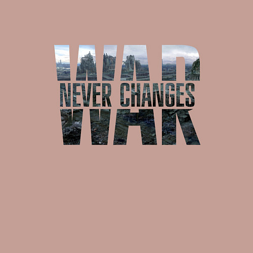 Мужской свитшот War never changes / Пыльно-розовый – фото 3