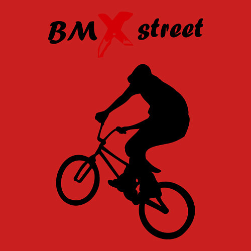 Мужской свитшот BMX street / Красный – фото 3