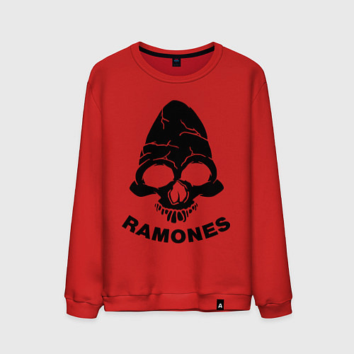Мужской свитшот Ramones / Красный – фото 1
