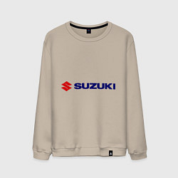 Свитшот хлопковый мужской Suzuki, цвет: миндальный