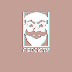 Свитшот хлопковый мужской F society, цвет: пыльно-розовый — фото 2
