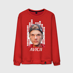Свитшот хлопковый мужской EQ: Avicii, цвет: красный