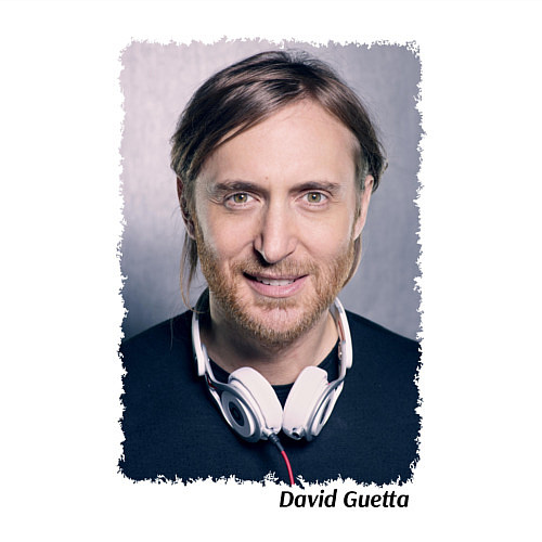 Мужской свитшот David Guetta / Белый – фото 3