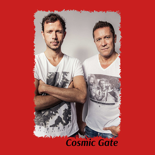 Мужской свитшот Cosmic Gate / Красный – фото 3