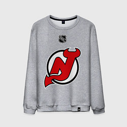 Свитшот хлопковый мужской New Jersey Devils: Kovalchuk 17, цвет: меланж