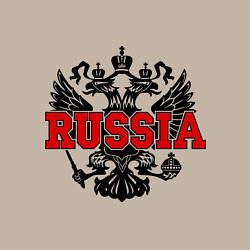 Свитшот хлопковый мужской Russia Coat, цвет: миндальный — фото 2