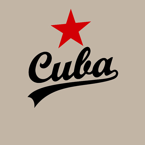 Мужской свитшот Cuba Star / Миндальный – фото 3