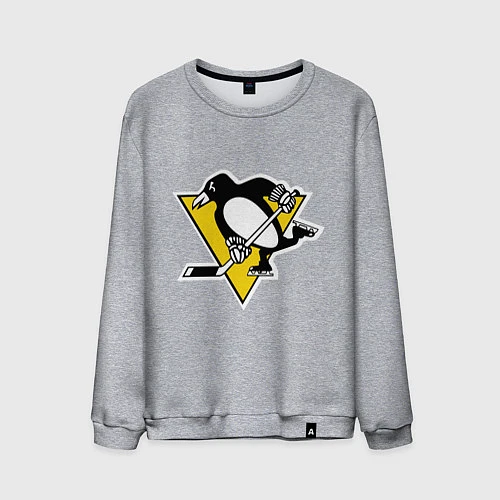 Мужской свитшот Pittsburgh Penguins / Меланж – фото 1