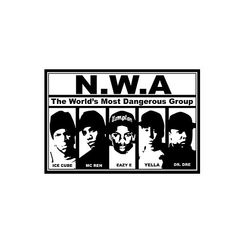 Мужской свитшот NWA / Белый – фото 3