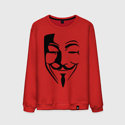 Свитшот хлопковый мужской Vendetta Mask, цвет: красный