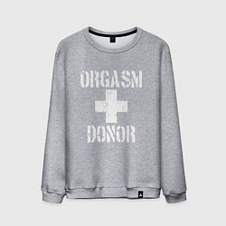 Мужской свитшот Orgasm + donor