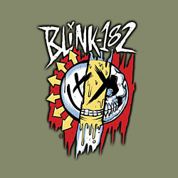 Свитшот хлопковый мужской Blink-182: Mixed Up, цвет: авокадо — фото 2