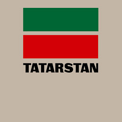 Свитшот хлопковый мужской Флаг Татарстана, цвет: миндальный — фото 2