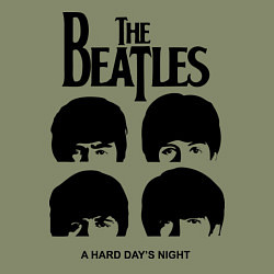 Свитшот хлопковый мужской A Hard Days Night, цвет: авокадо — фото 2