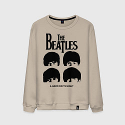 Свитшот хлопковый мужской A Hard Days Night, цвет: миндальный