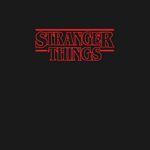 Мужской свитшот Stranger Things / Черный – фото 3