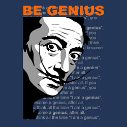 Свитшот хлопковый мужской Dali: Be Genius, цвет: тёмно-синий — фото 2