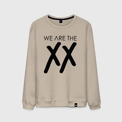 Свитшот хлопковый мужской We are the XX, цвет: миндальный