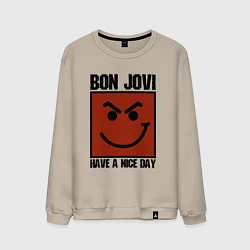 Мужской свитшот Bon Jovi: Have a nice day