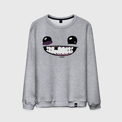 Мужской свитшот Super Meat Boy: Face