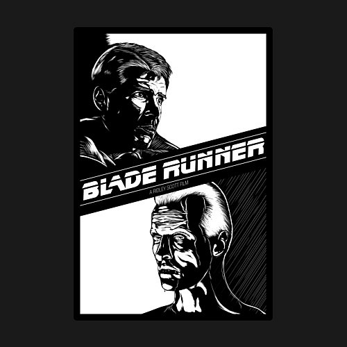 Мужской свитшот Blade Runner: Retro / Черный – фото 3