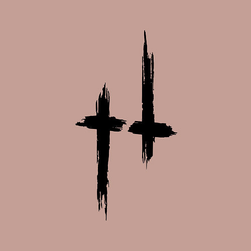 Мужской свитшот Hunt: Showdown Black Logo / Пыльно-розовый – фото 3